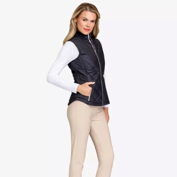 Tail Sonny Vest - Onyx Black Quilted Vest, Med - Picture 2 of 8